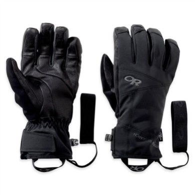 Outdoor UK Illuminator Sensor Gloves Black