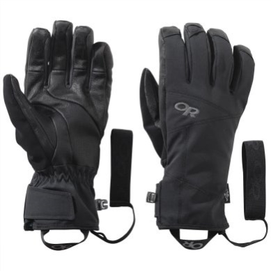 Outdoor UK Illuminator Sensor Gloves Black