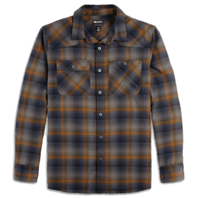 Outdoor UK Men's Feedback Flannel Shirt Loden Plaid