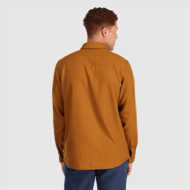 Outdoor UK Men's Feedback Flannel Shirt Saddle