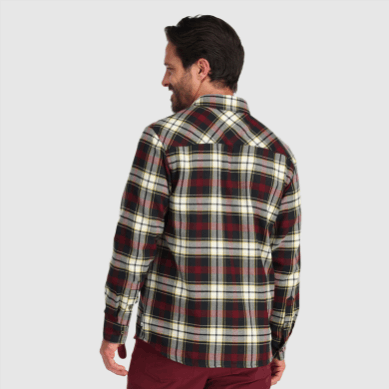 Outdoor UK Men's Feedback Flannel Shirt Kalamata Plaid
