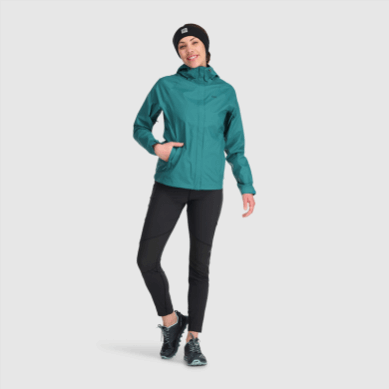 Outdoor UK Women's Apollo Rain Jacket Deep Lake