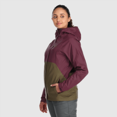 Outdoor UK Women's Apollo Rain Jacket Kalamata/Loden