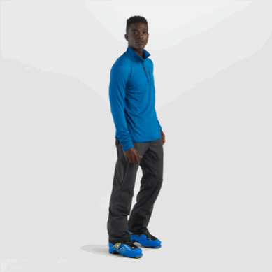 Outdoor UK Men's Skyward Ii Ascentshell Pants Black