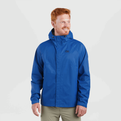 Outdoor UK Men's Apollo Rain Jacket Classic Blue