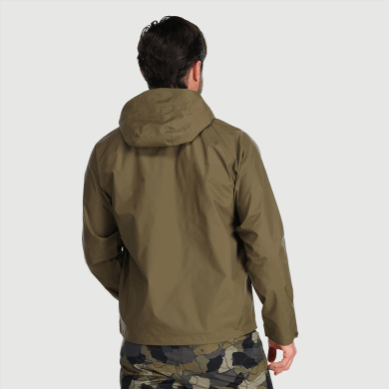 Outdoor UK Men's Apollo Rain Jacket Loden