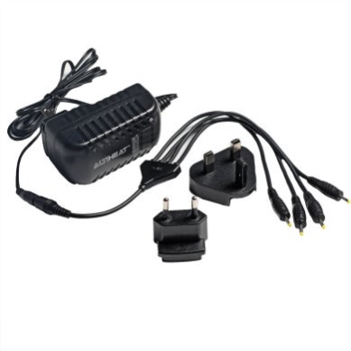 Outdoor UK 4-Way Battery Charger Black