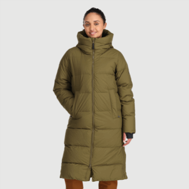 Outdoor UK Women's Coze Down Parka Loden