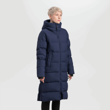 Outdoor UK Women's Coze Down Parka Naval Blue