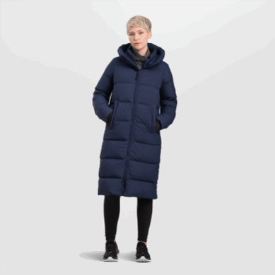Outdoor UK Women's Coze Down Parka Naval Blue