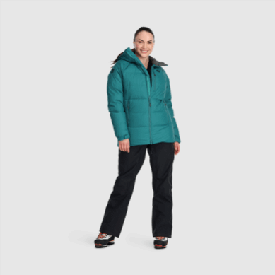 Outdoor UK Women's Super Alpine Down Parka Deep Lake