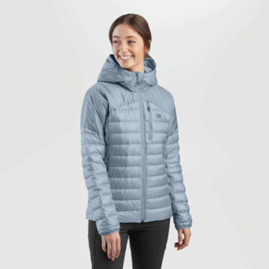 Outdoor UK Women's Helium Down Hoodie Arctic