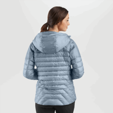 Outdoor UK Women's Helium Down Hoodie Arctic