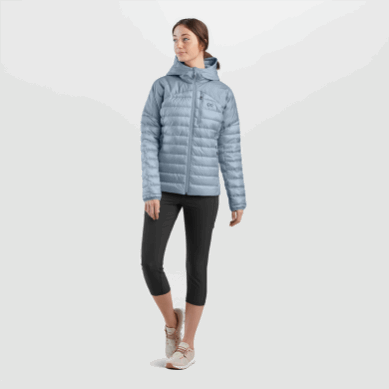 Outdoor UK Women's Helium Down Hoodie Arctic