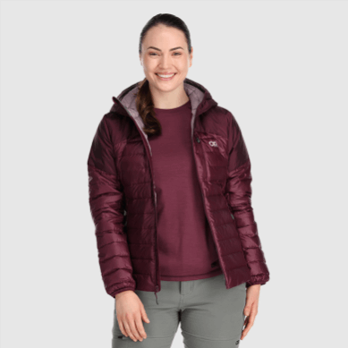 Outdoor UK Women's Helium Down Hoodie Kalamata