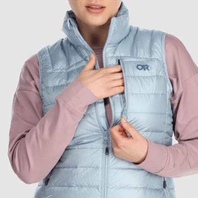 Outdoor UK Women's Helium Down Vest Arctic
