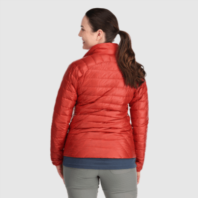 Outdoor UK Women's Helium Down Jacket Cranberry
