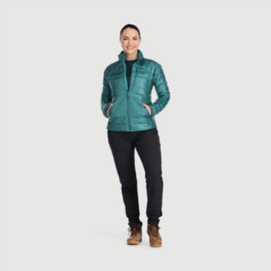 Outdoor UK Women's Helium Down Jacket Deep Lake