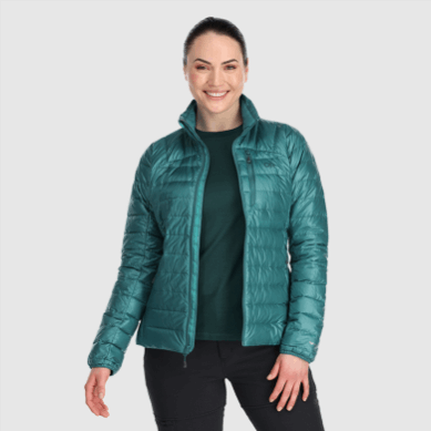 Outdoor UK Women's Helium Down Jacket Deep Lake