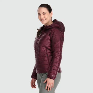 Outdoor UK Women's Helium Down Hoodie-Plus Kalamata
