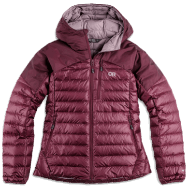 Outdoor UK Women's Helium Down Hoodie-Plus Kalamata