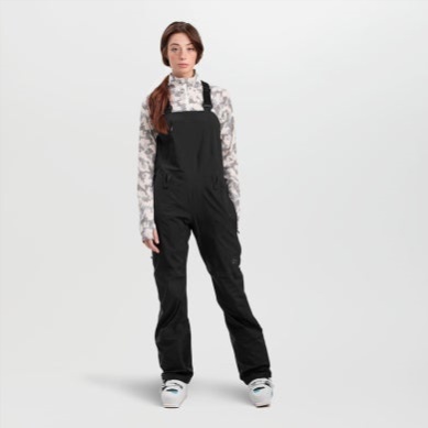 Outdoor UK Women's Carbide Bibs Solid Black