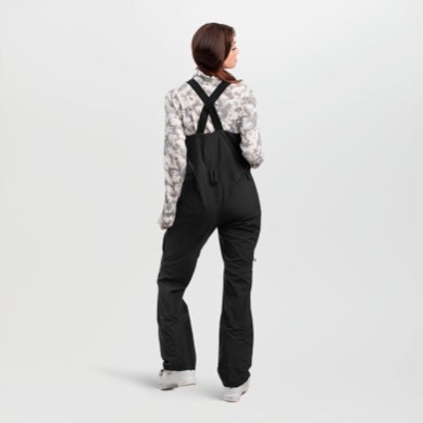 Outdoor UK Women's Carbide Bibs Solid Black