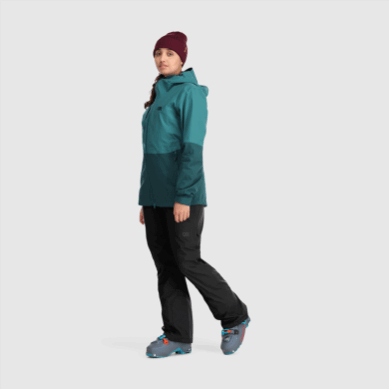 Outdoor UK Women's Carbide Jacket Deep Lake/Treeline