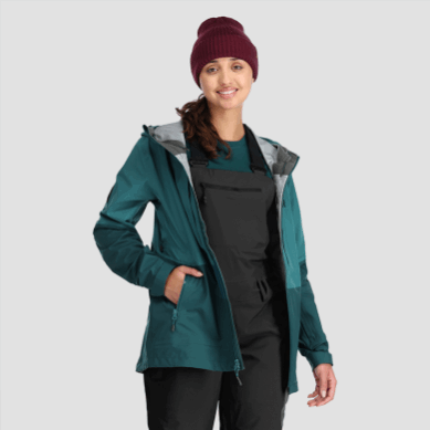 Outdoor UK Women's Carbide Jacket Deep Lake/Treeline