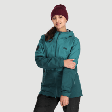 Outdoor UK Women's Carbide Jacket Deep Lake/Treeline