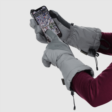 Outdoor UK Women's Super Couloir Gore-Tex® Sensor Gloves Light Pewter