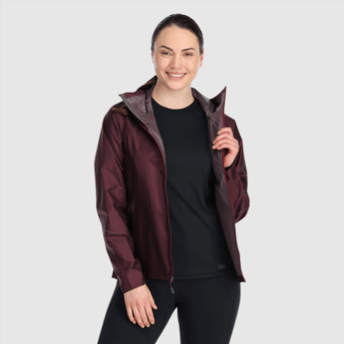 Outdoor UK Women's Helium Rain Jacket Kalamata