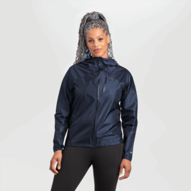 Outdoor UK Women's Helium Rain Jacket Naval Blue