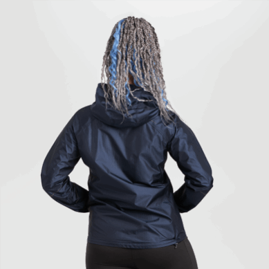 Outdoor UK Women's Helium Rain Jacket Naval Blue