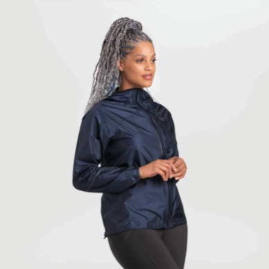 Outdoor UK Women's Helium Rain Jacket Naval Blue