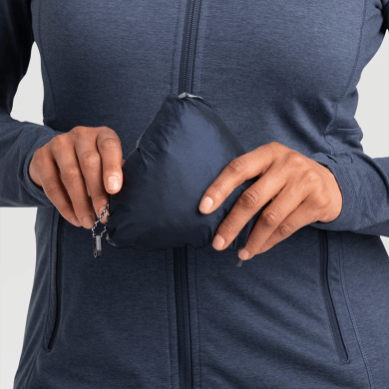 Outdoor UK Women's Helium Rain Jacket Naval Blue