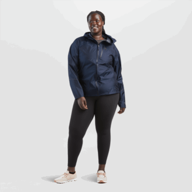 Outdoor UK Women's Helium Rain Jacket Naval Blue