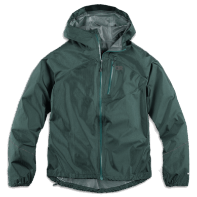 Outdoor UK Women's Helium Rain Jacket Treeline