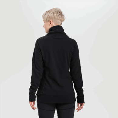 Outdoor UK Women's Trail Mix Cowl Pullover Black