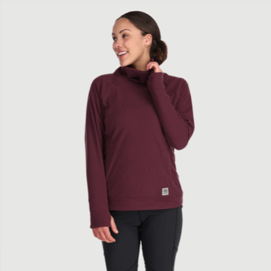 Outdoor UK Women's Trail Mix Cowl Pullover Kalamata