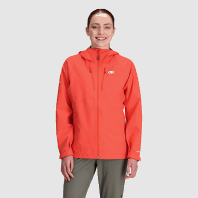Outdoor UK Women's Microgravity Ascentshell Jacket Sunset