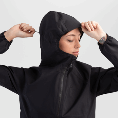 Outdoor UK Women's Motive Ascentshell Jacket Black