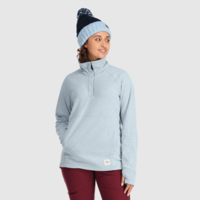 Outdoor UK Women's Trail Mix Snap Pullover Arctic