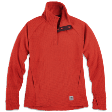 Outdoor UK Women's Trail Mix Snap Pullover Cranberry