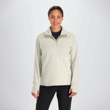 Outdoor UK Women's Trail Mix Snap Pullover Sand