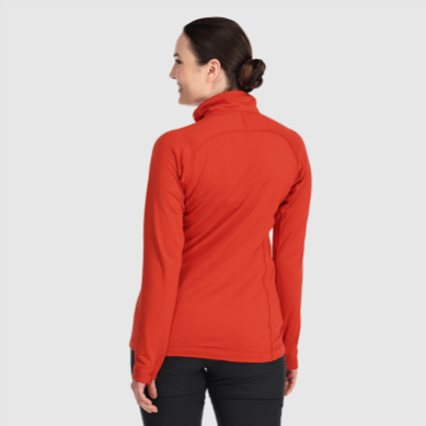 Outdoor UK Women's Vigor Quarter Zip Cranberry