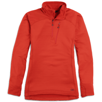 Outdoor UK Women's Vigor Quarter Zip Cranberry
