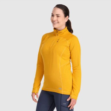 Outdoor UK Women's Vigor Quarter Zip Larch