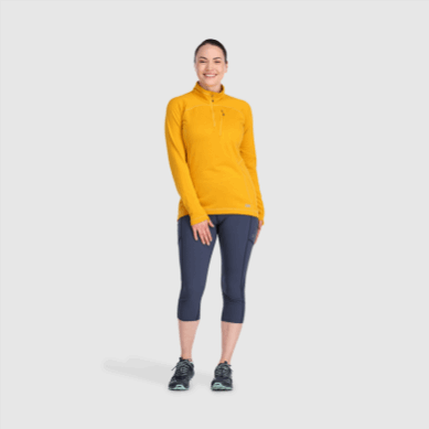 Outdoor UK Women's Vigor Quarter Zip Larch