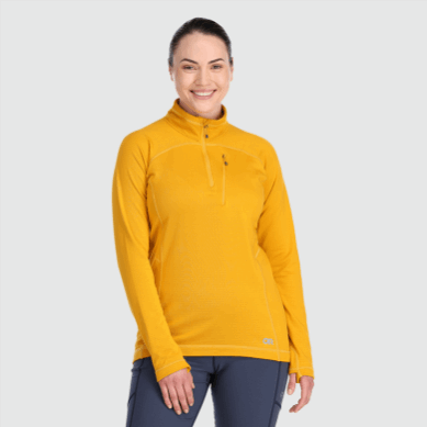 Outdoor UK Women's Vigor Quarter Zip Larch